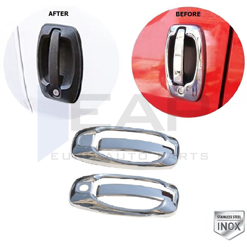 Door Handle Cover Frame - 2 Doors - Stainless Steel