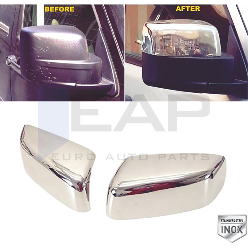 Mirror Cover - 2 Pcs - Stainless Steel