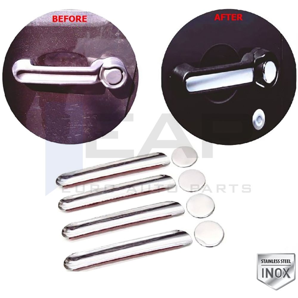 Door Handle Cover - 4 Doors - Stainless Steel