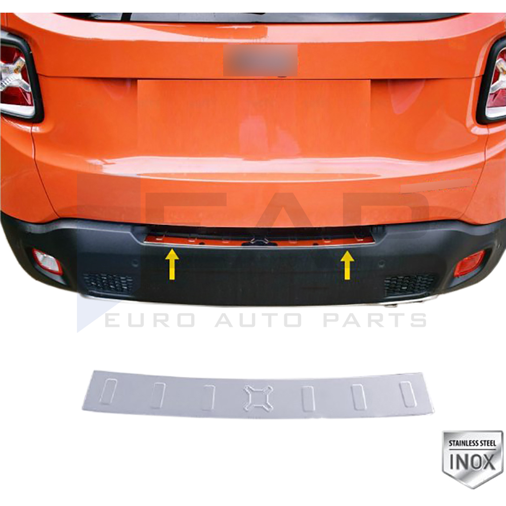 Rear Bumper Protector - Stainless Steel