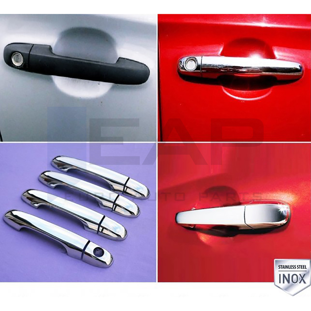 Door Handle Cover - 4 Doors - Stainless Steel