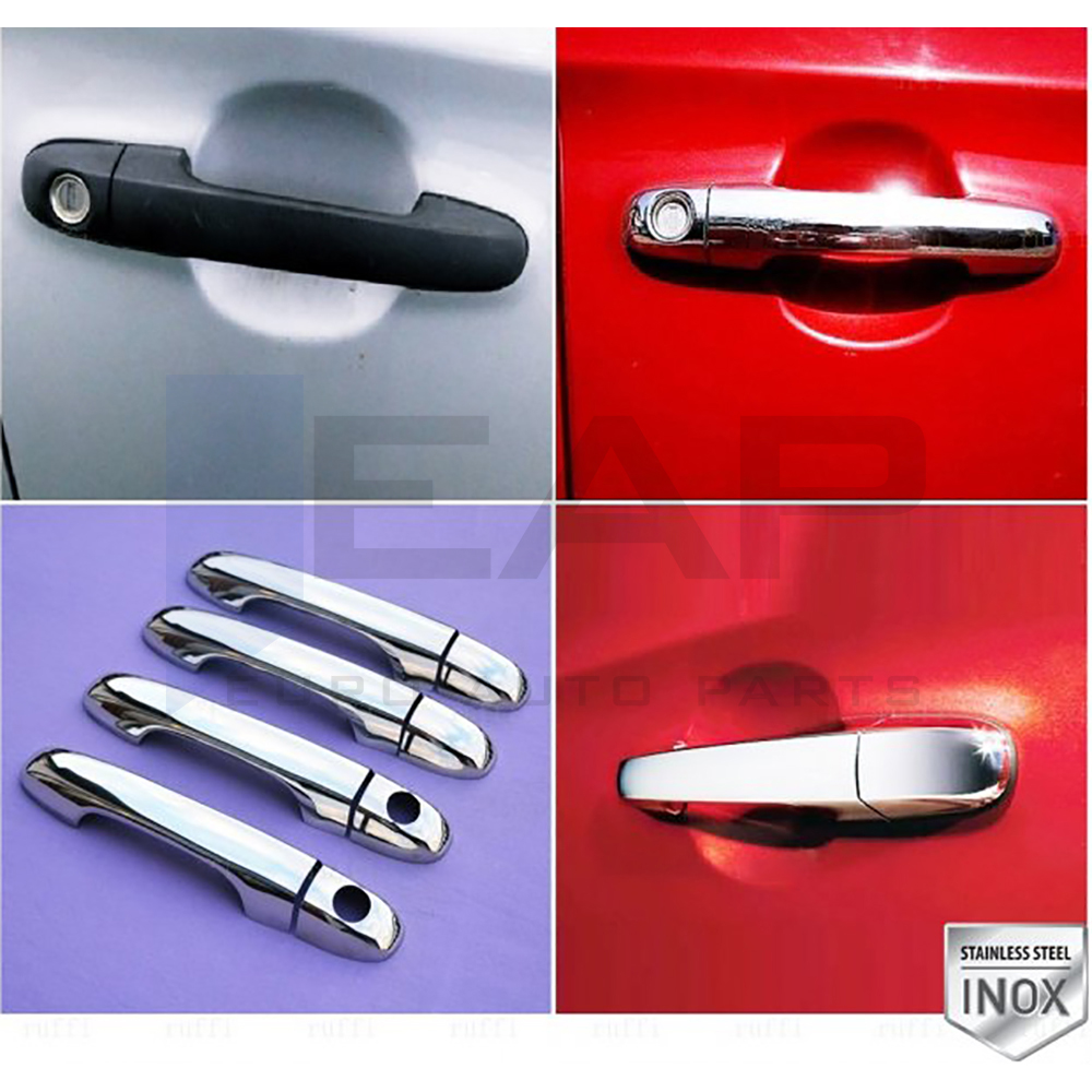 Door Handle Cover (Double Hole) - 4 Doors - Stainless Steel