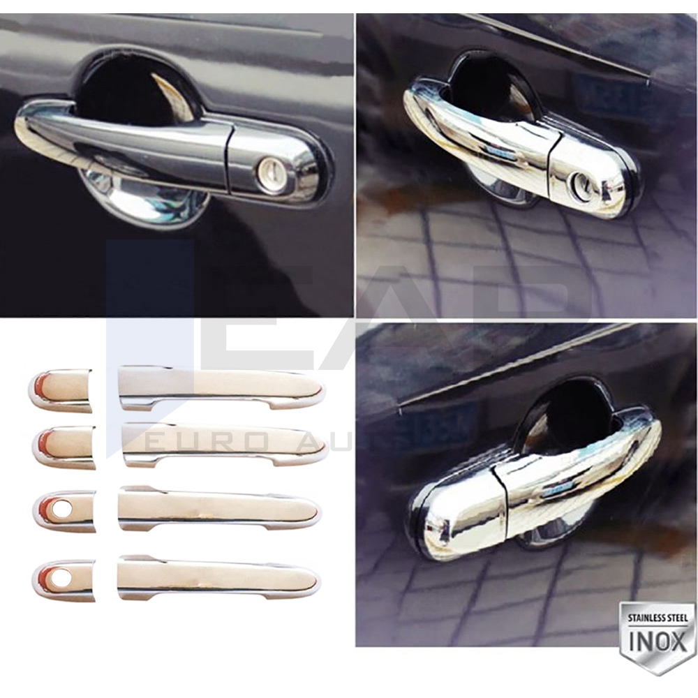 Door Handle Cover (Double Hole) - 4 Doors - Stainless Steel