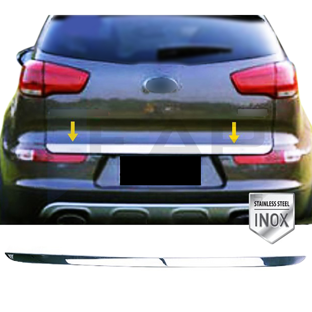 Trunk Lid Trim - Stainless Steel
