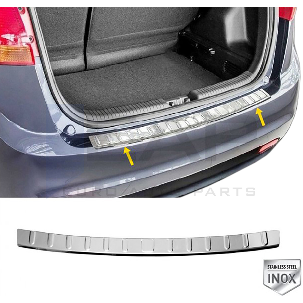Rear Bumper Protector - Stainless Steel
