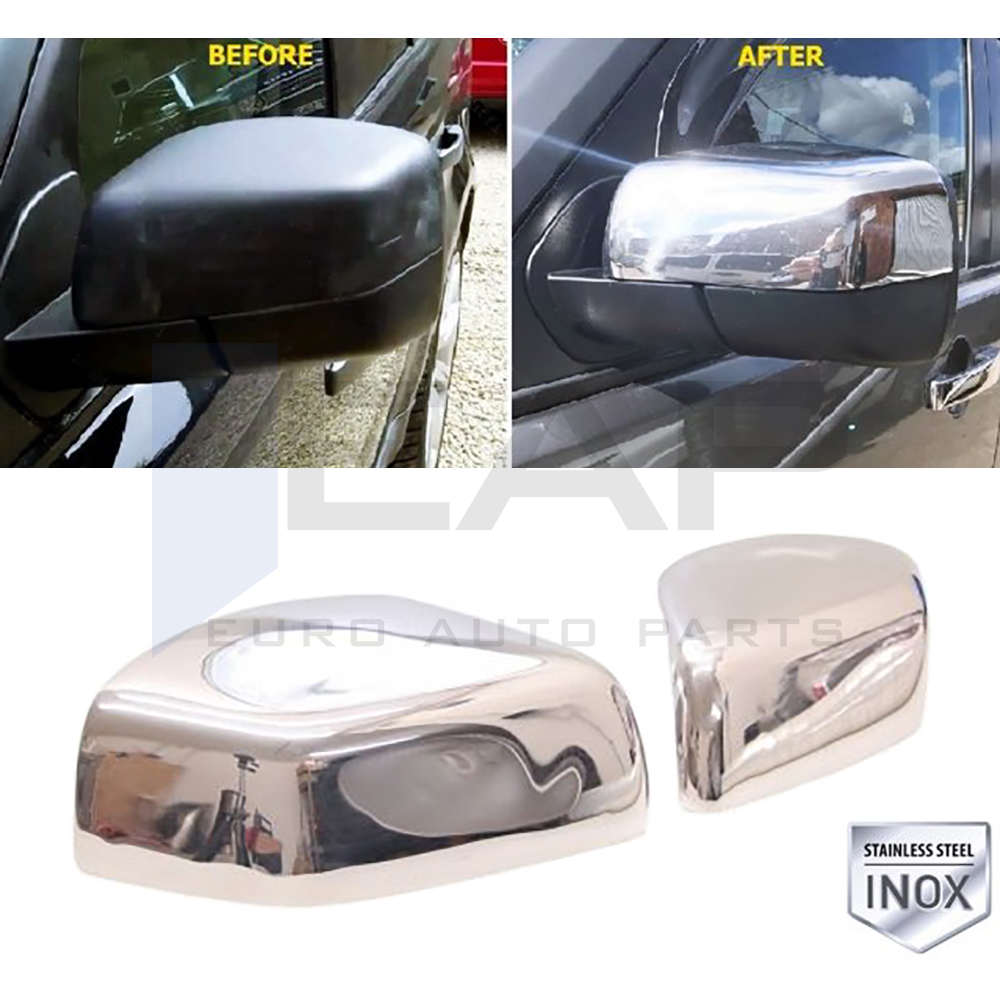 Mirror Cover - 2 Pcs - Stainless Steel