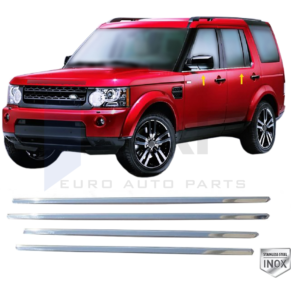 Window Frame Garnish - 4 Pcs - Stainless Steel