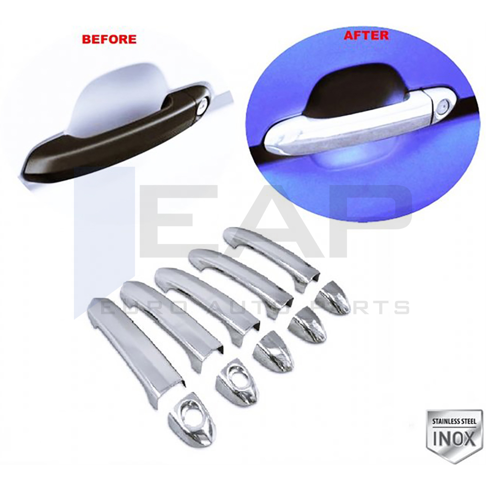 Door Handle Cover (Double Holes) - 5 Doors - Stainless Steel