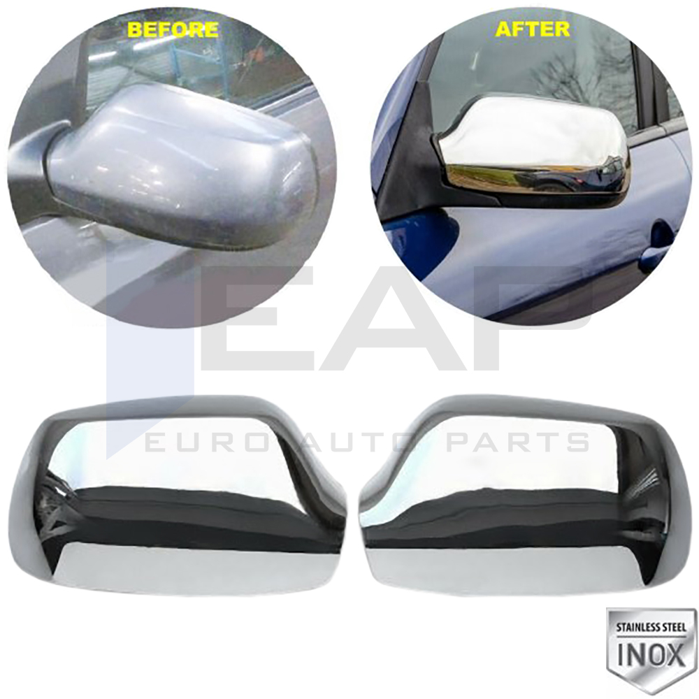 Mirror Cover - 2 Pcs - Stainless Steel