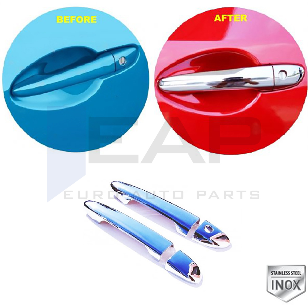 Door Handle Cover - 2 Doors - Stainless Steel