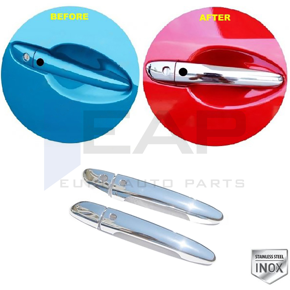 Door Handle Cover (With Sensor) (RHD) - 2 Doors - Stainless Steel