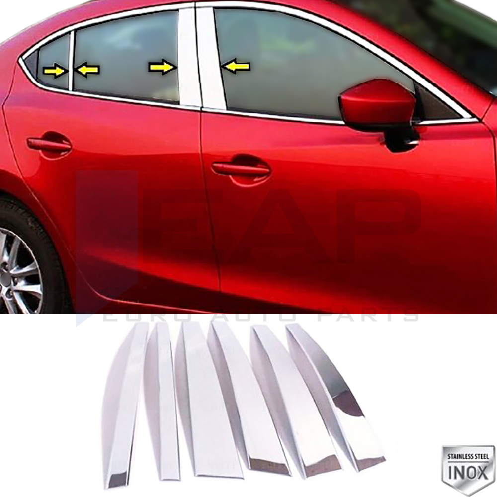Door Post - 6 Pcs - Stainless Steel