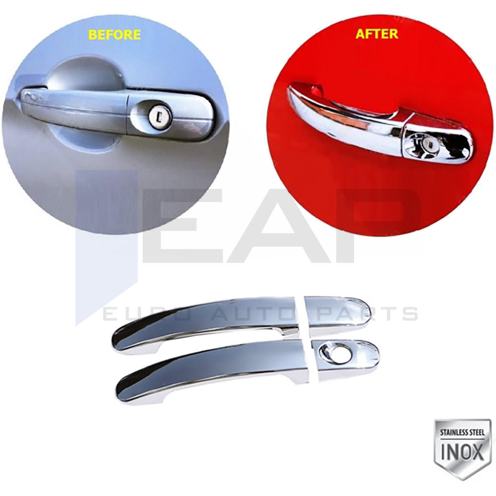 Door Handle Cover - 2 Doors - Stainless Steel