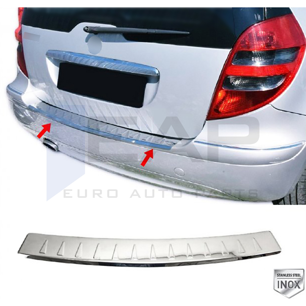 Rear Bumper Protector - Stainless Steel