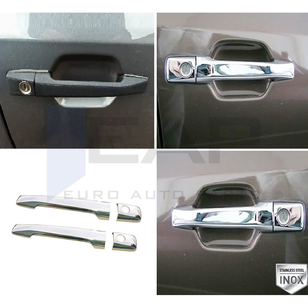 Door Handle Cover (Double Hole) - 2 Doors - Stainless Steel
