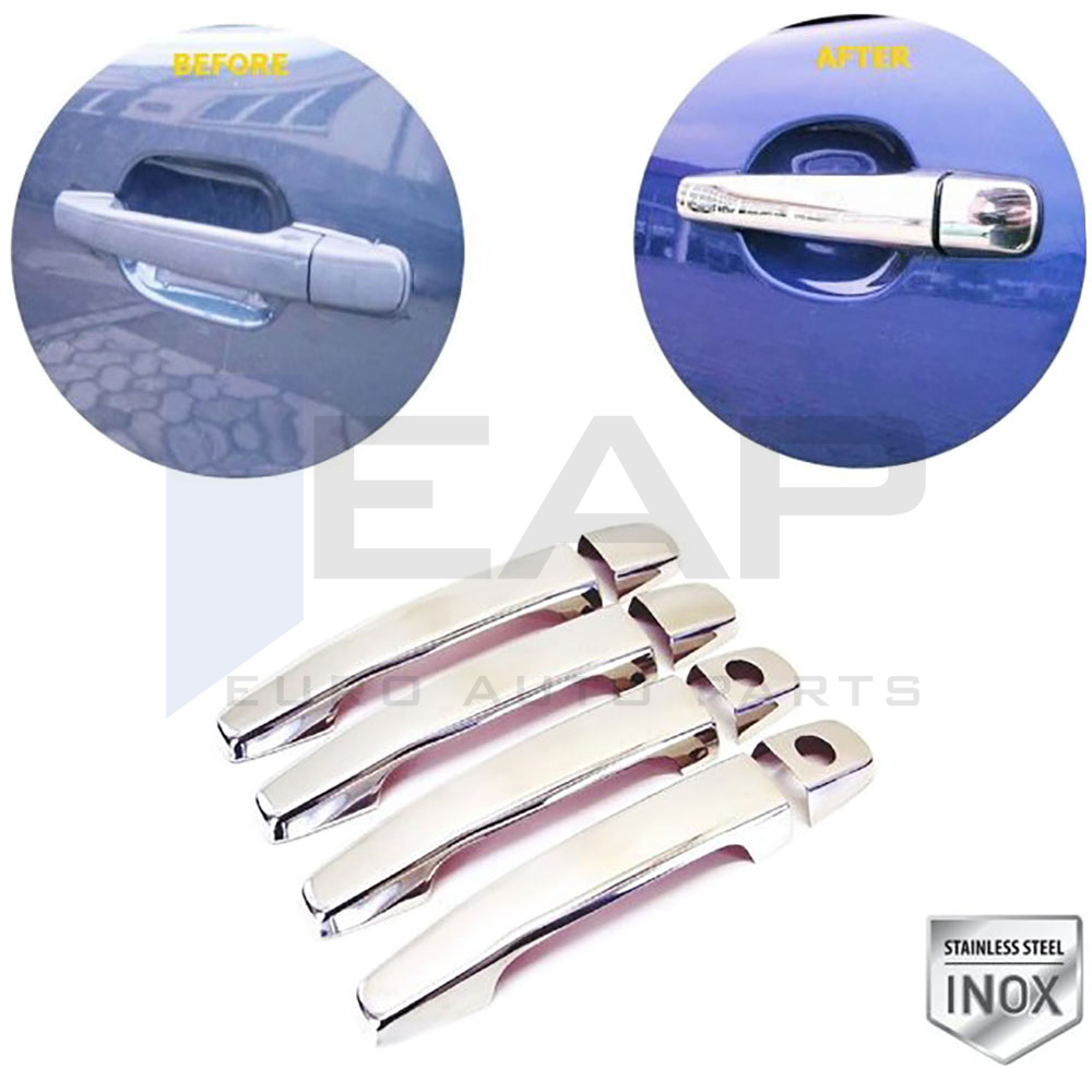 Door Handle Cover (Double Hole) - 4 Doors - Stainless Steel