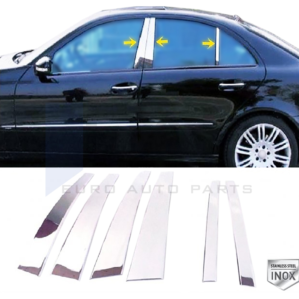 Door Post Set - 6 Pcs - Stainless Steel