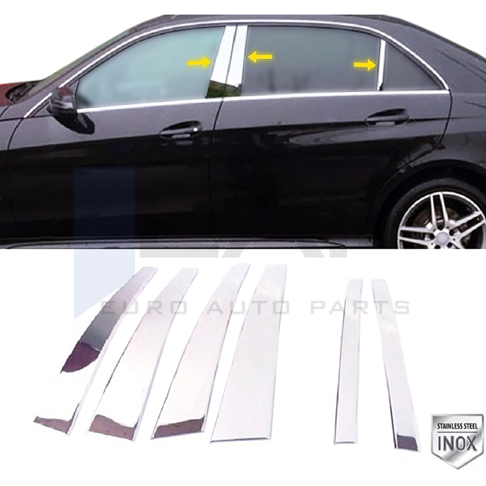 Door Post Set - 6 Pcs - Stainless Steel