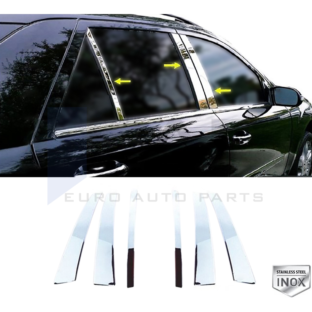 Door Post Set - 6 Pcs - Stainless Steel