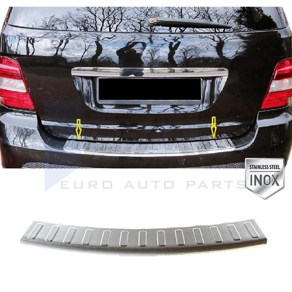 Rear Bumper Protector - Stainless Steel