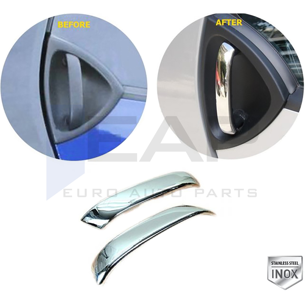 Door Handle Cover - 2 Doors - Stainless Steel