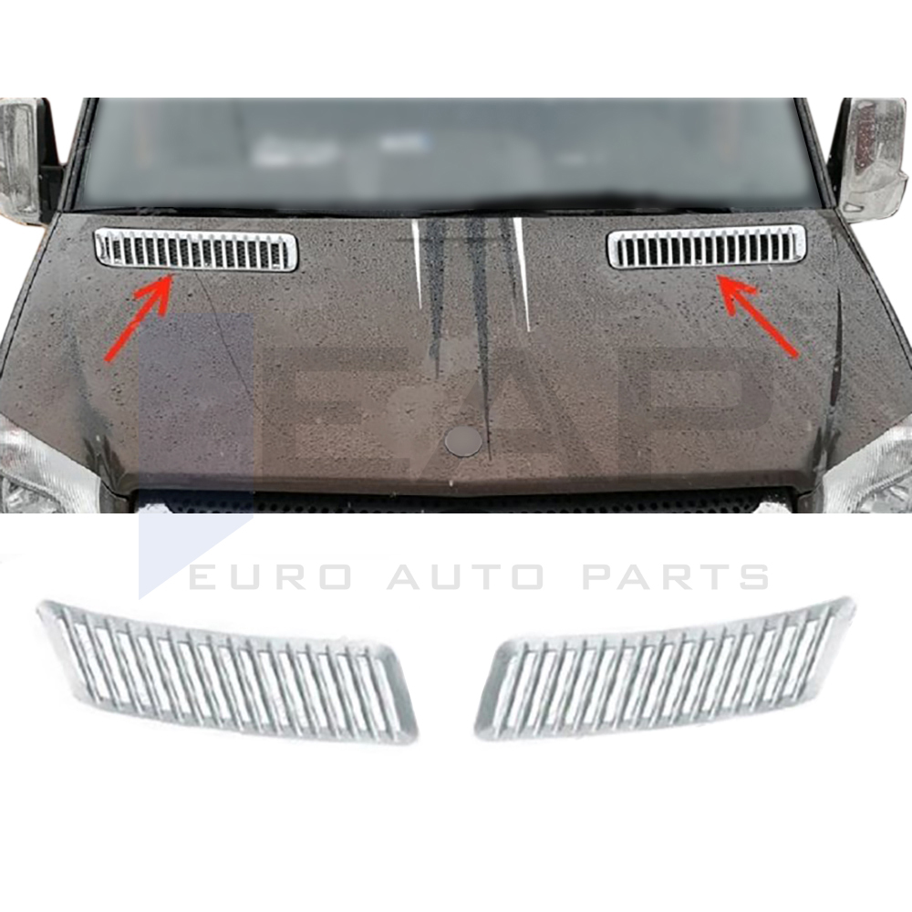 Front Hood Vent Grille - Abs Chrom