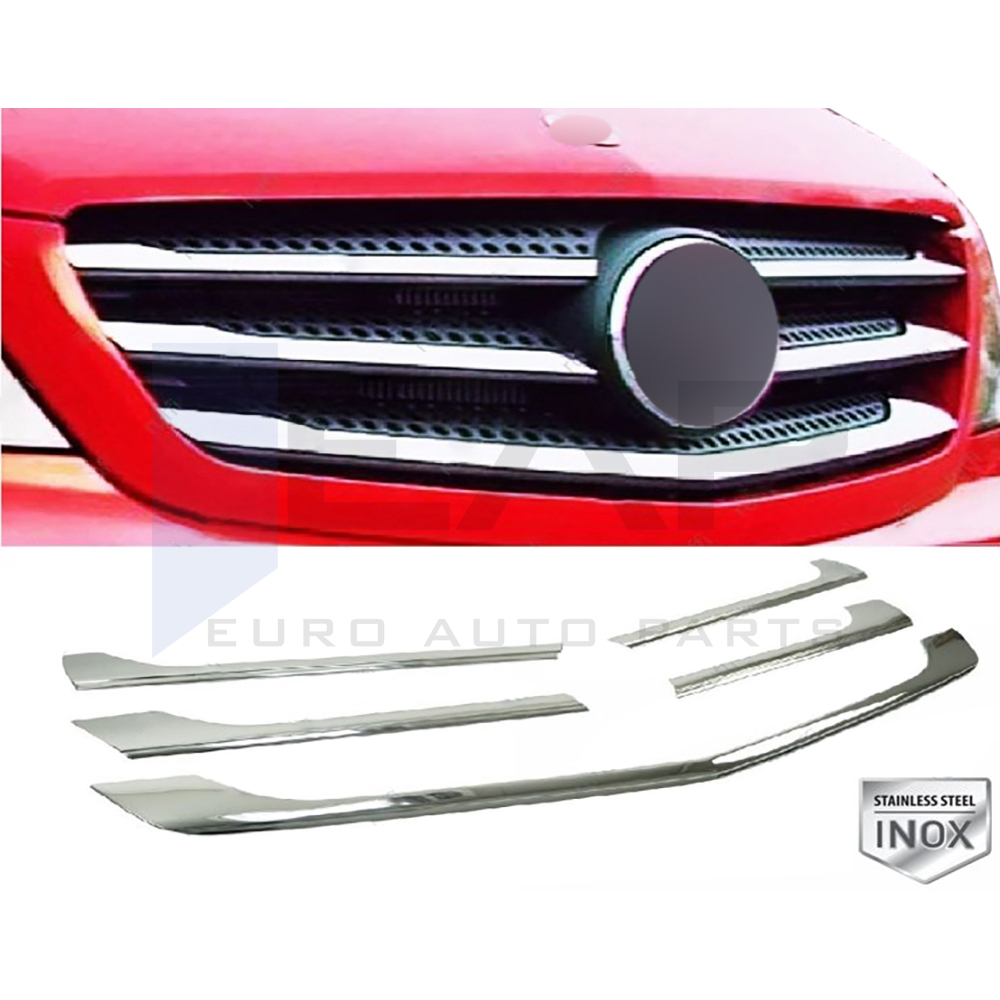 Front Grille - 5 Pcs - Stainless Steel