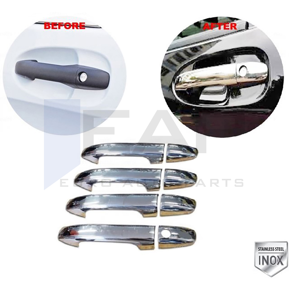 Door Handle Cover - 4 Doors - Stainless Steel
