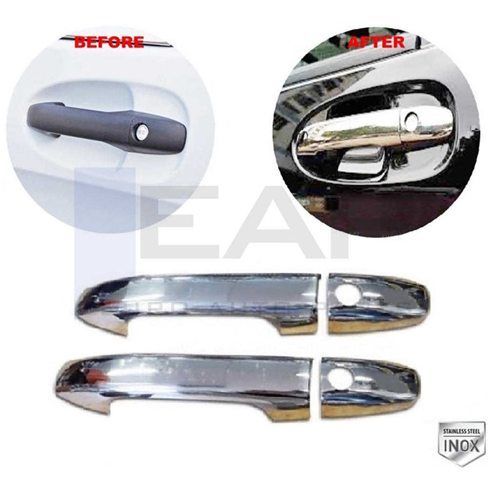 Door Handle Cover (Two Holes) - 2 Doors - Stainless Steel