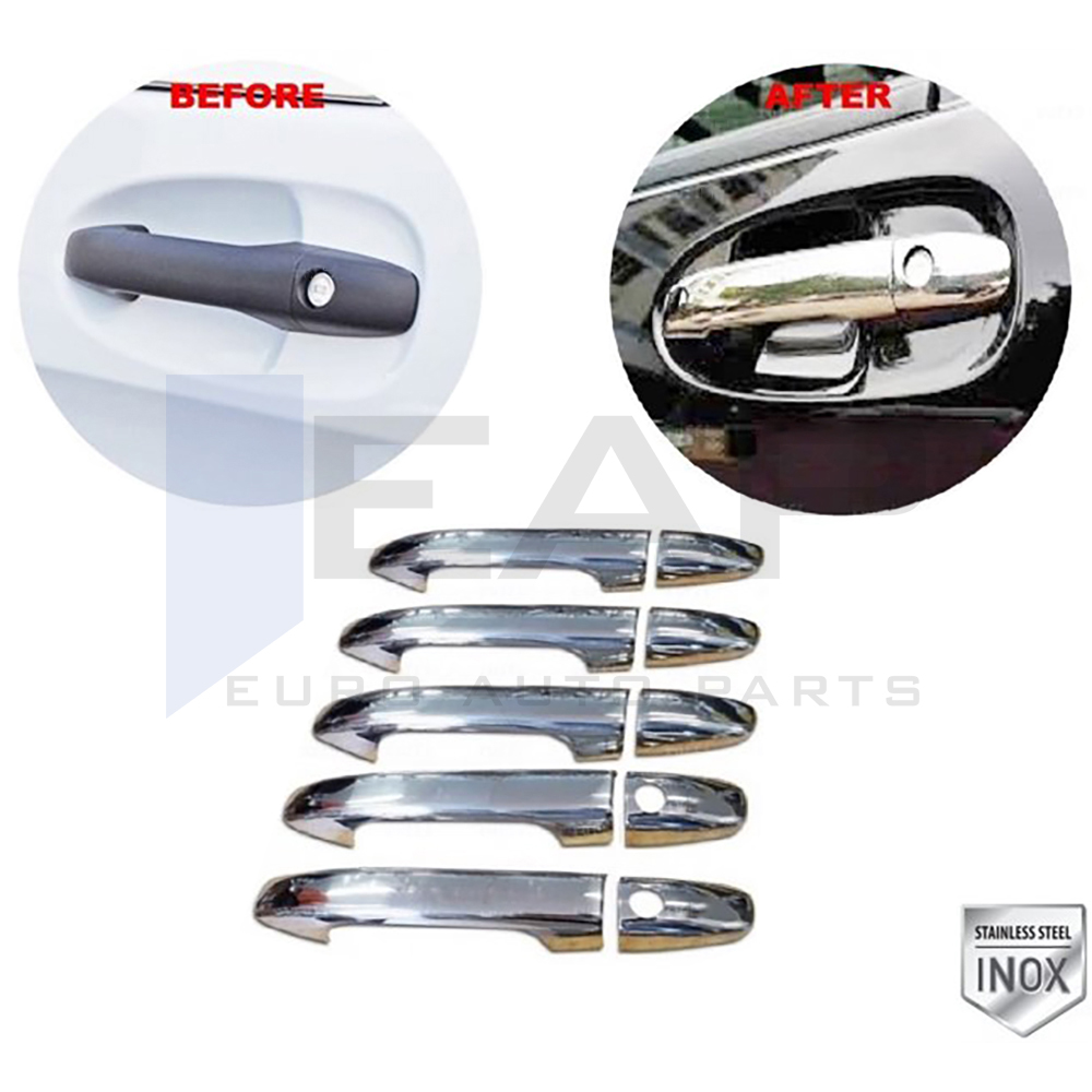 Door Handle Cover (Two Holes) - 5 Doors - Stainless Steel