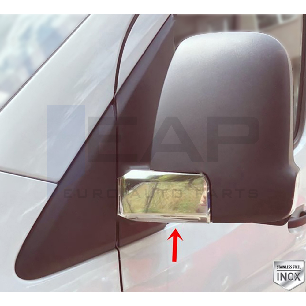 Mirror Handle Cover - Stainless Steel 