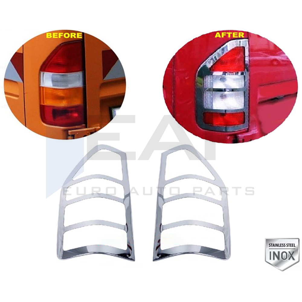Tail Light Frame - 2 Pcs - Stainless Steel