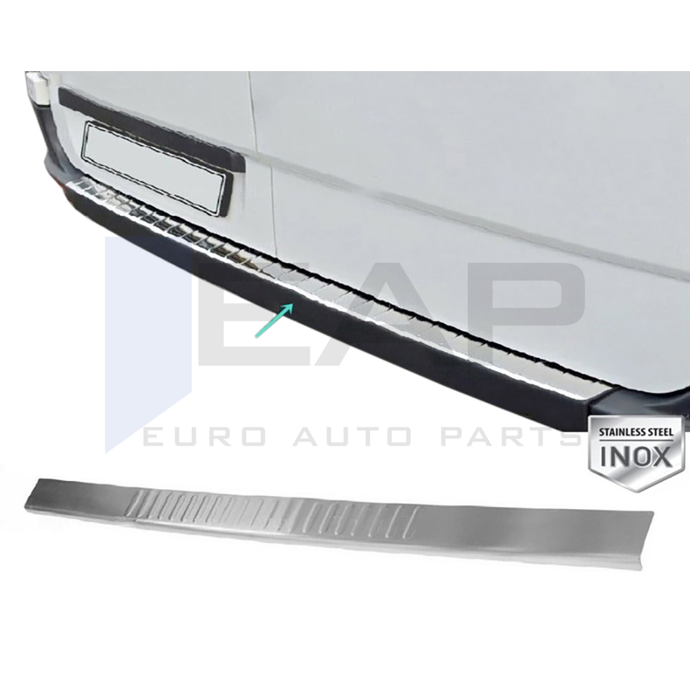 Rear Bumper Protector - Stainless Steel
