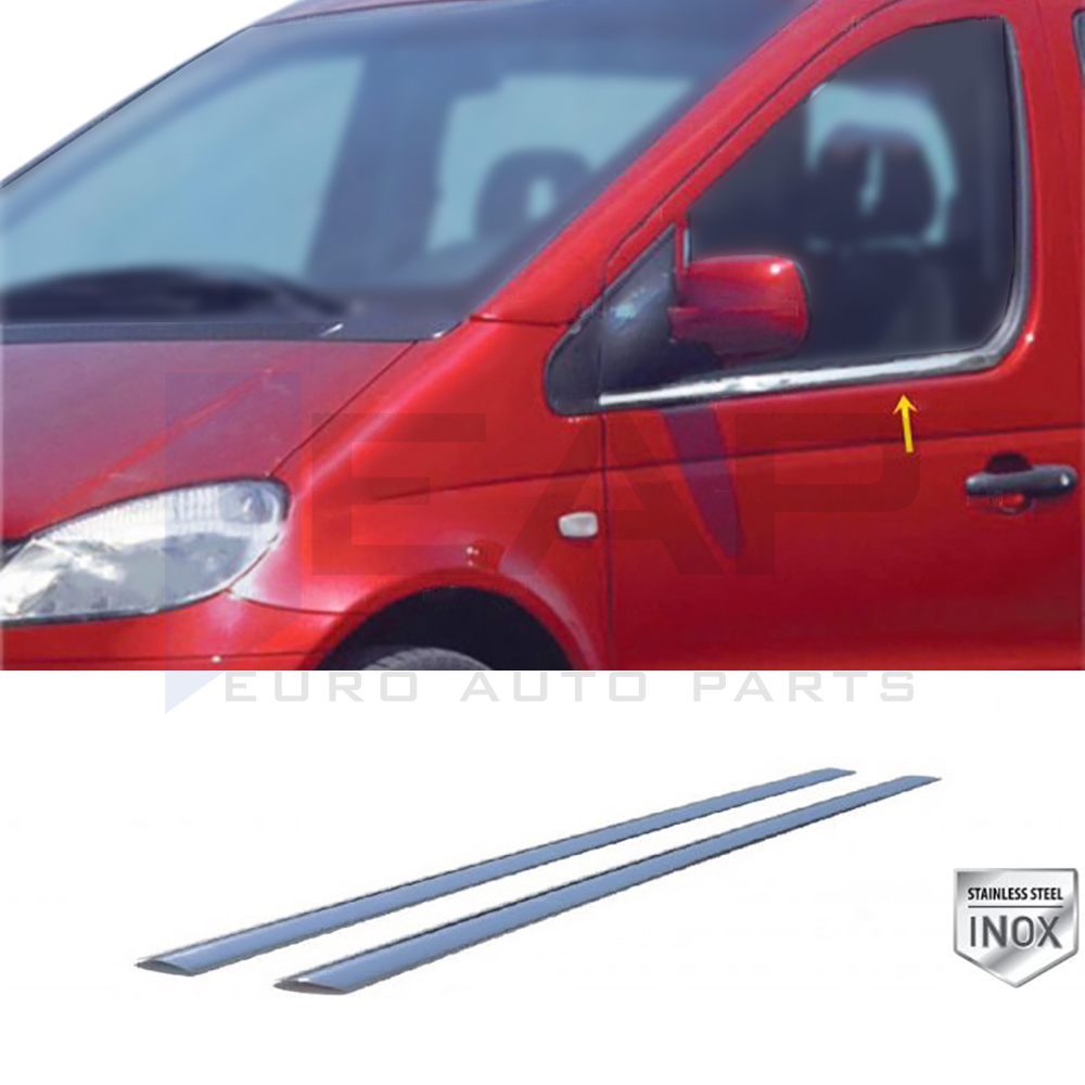Window Frame Garnish - 2 Pcs - Stainless Steel