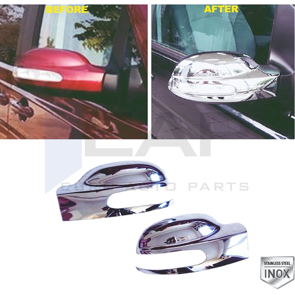 Mirror Cover - 2 Pcs - Stainless Steel