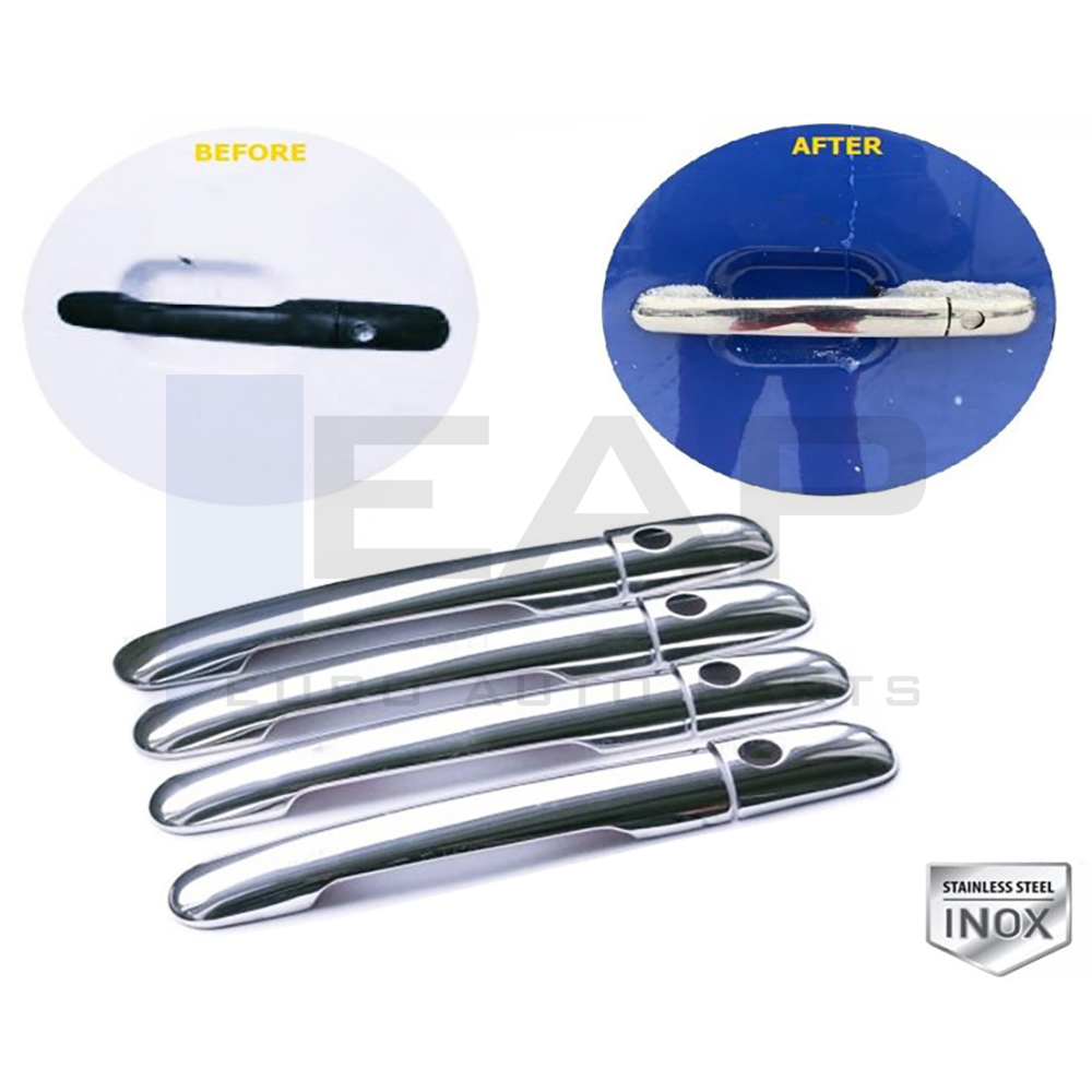 Door Handle Cover - 4 Doors - Stainless Steel