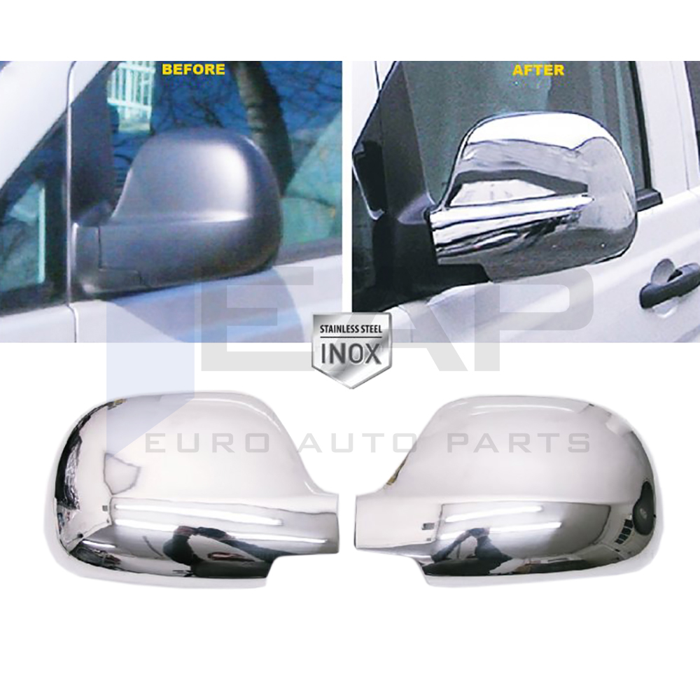 Mirror Cover - 2 Pcs - Stainless Steel