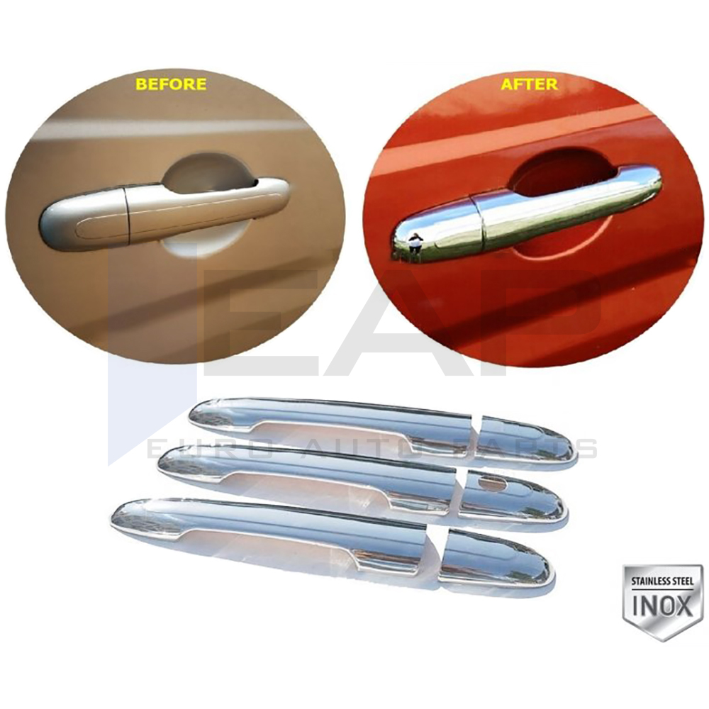Door Handle Cover - 3 Doors - Stainless Steel