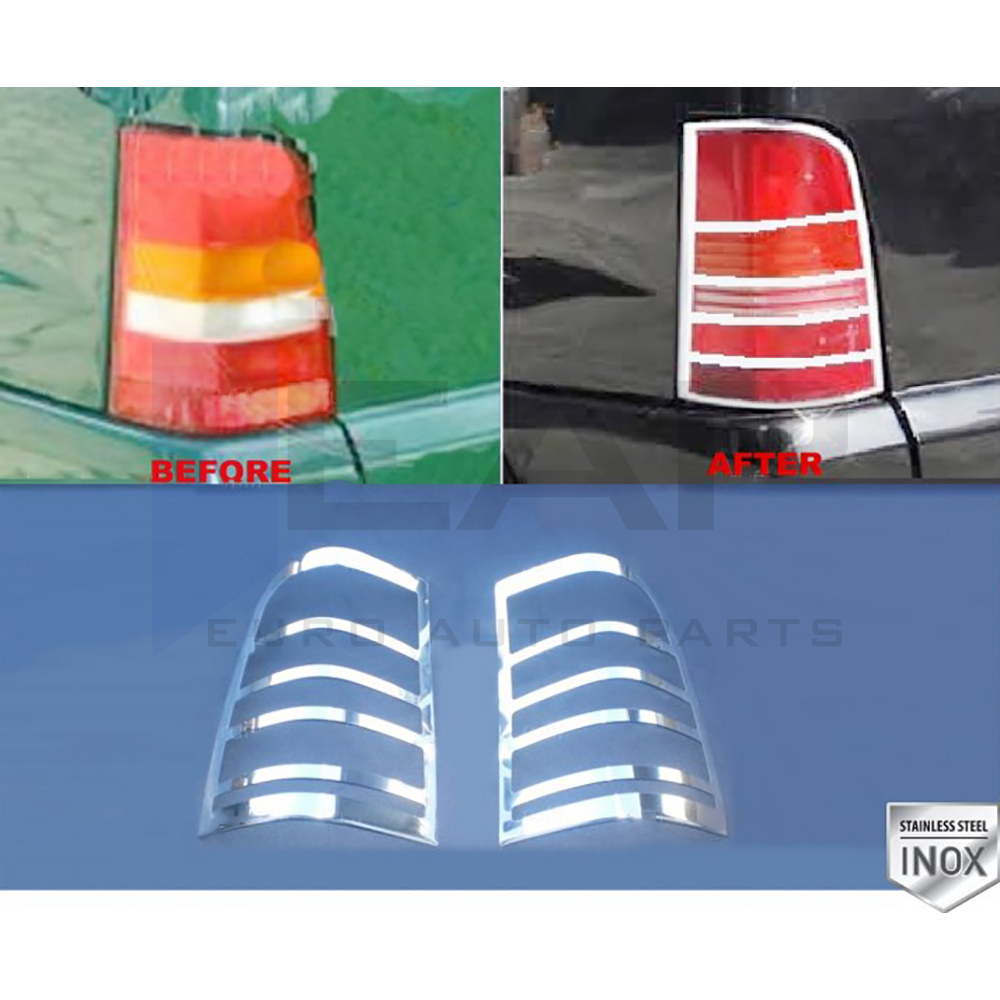 Tail Light Frame - 2 Pcs - Stainless Steel