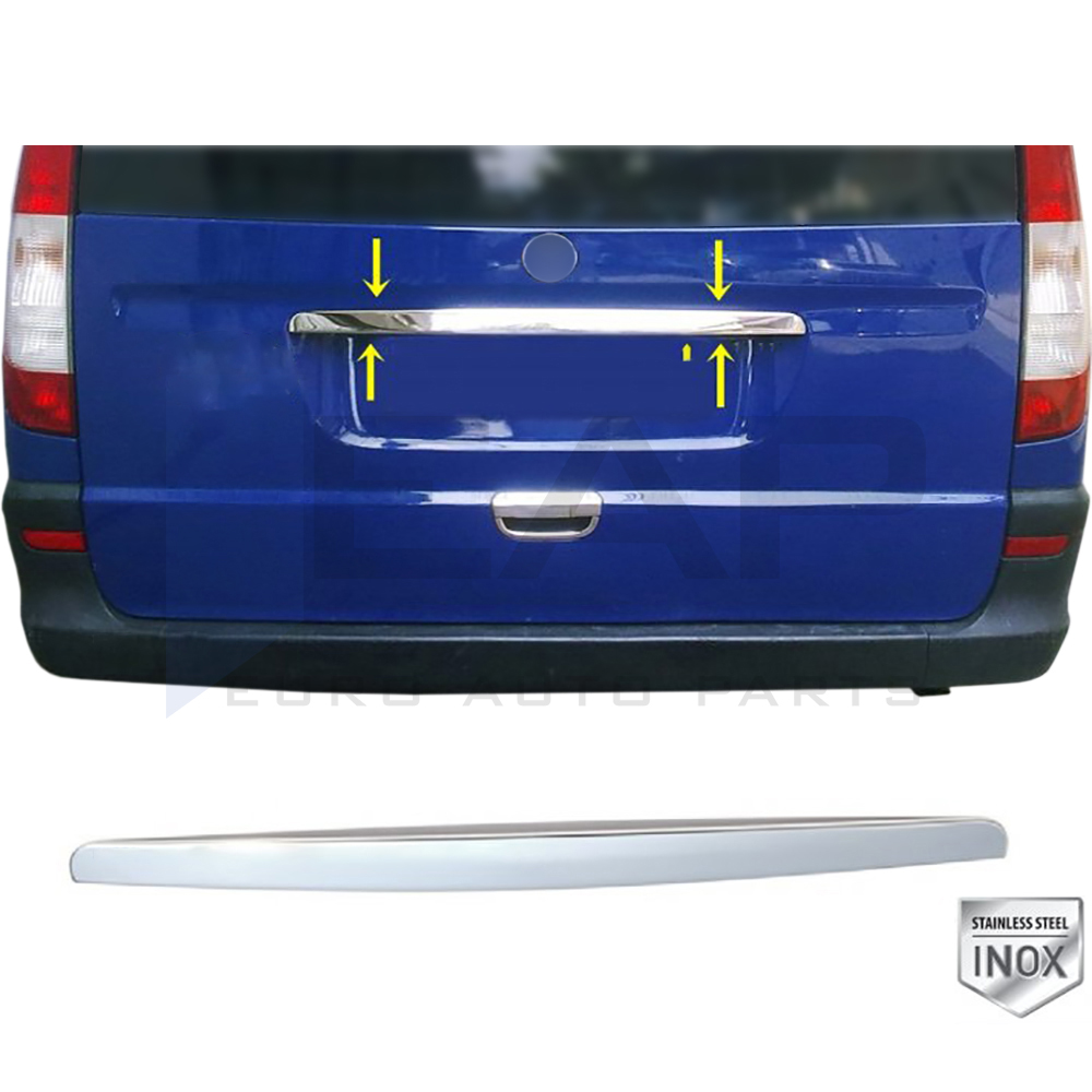 Trunk Lid Trim - Stainless Steel