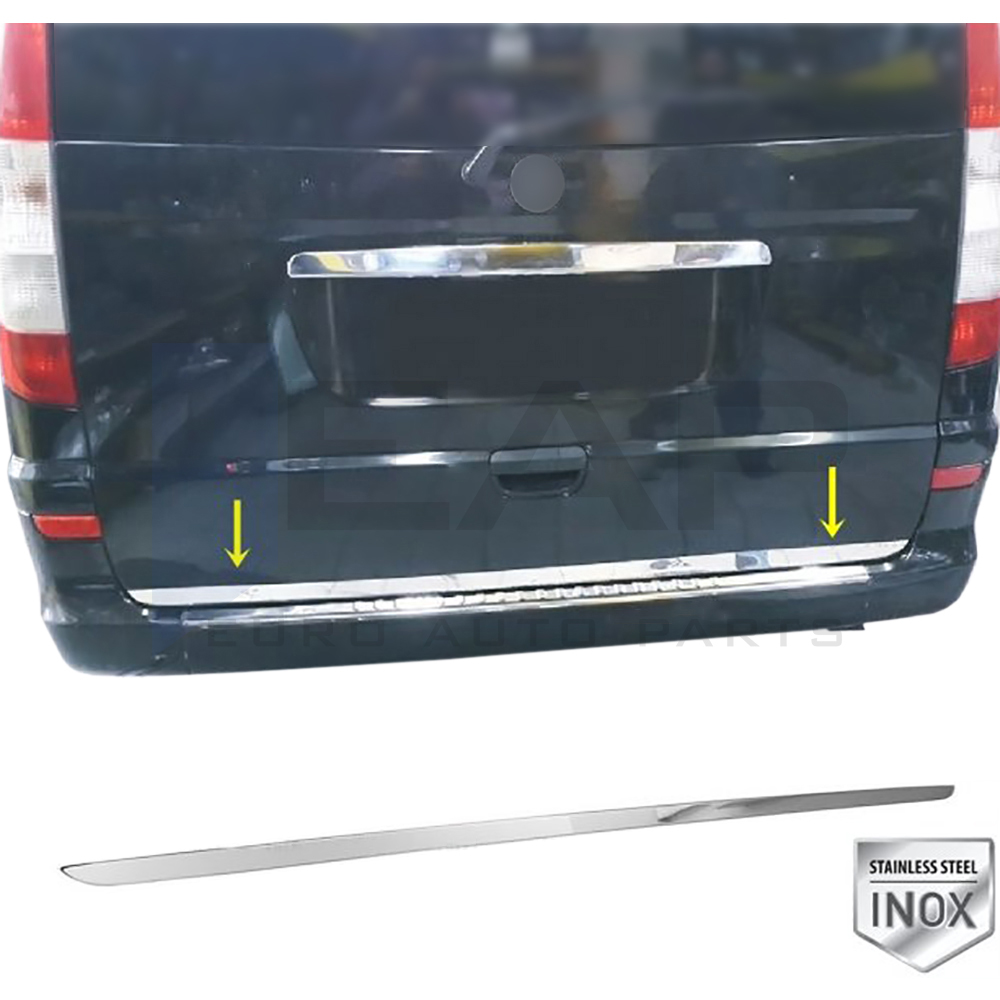Trunk Lid Trim - Stainless Steel