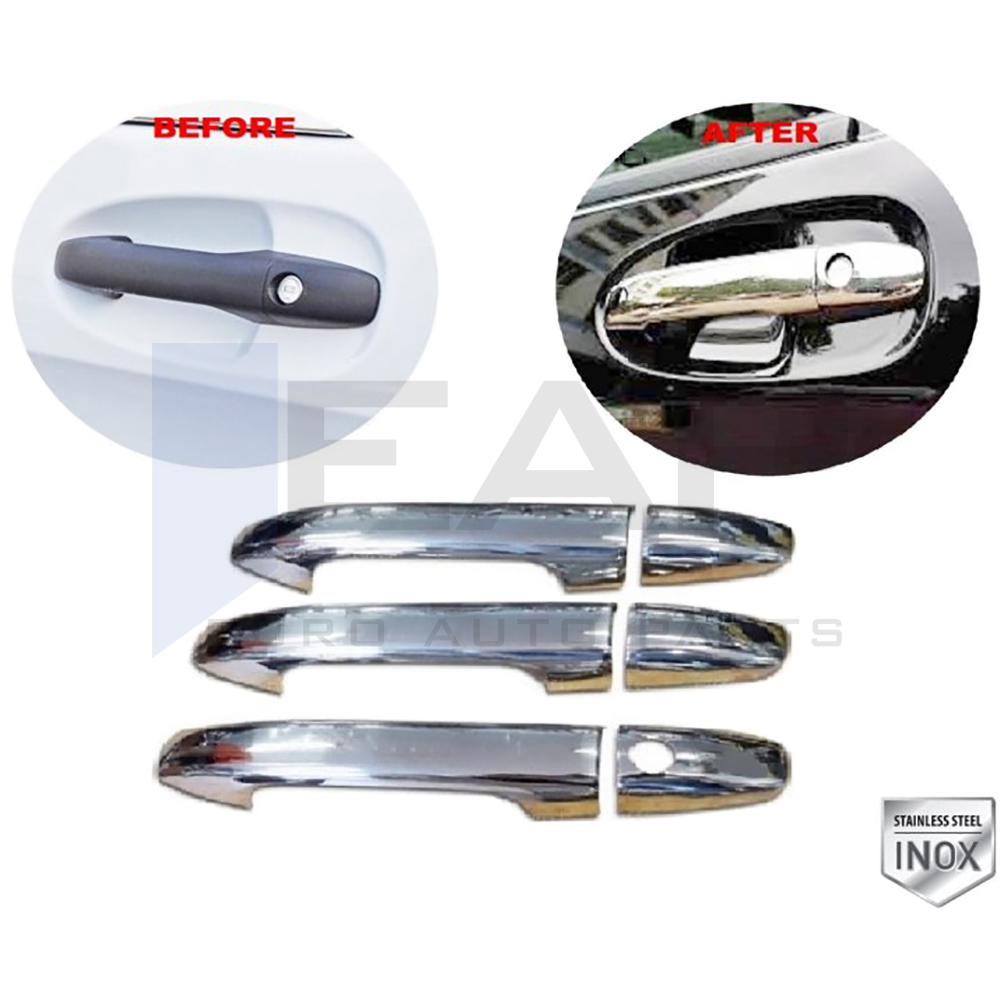 Door Handle Cover - 3 Doors - Stainless Steel
