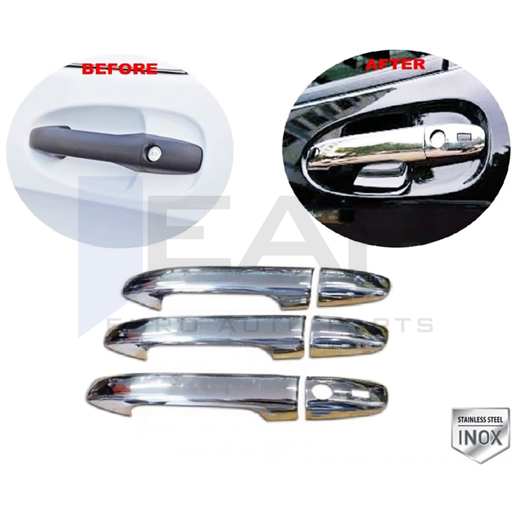 Door Handle Cover (With Sensor) - 3 Doors - Stainless Steel