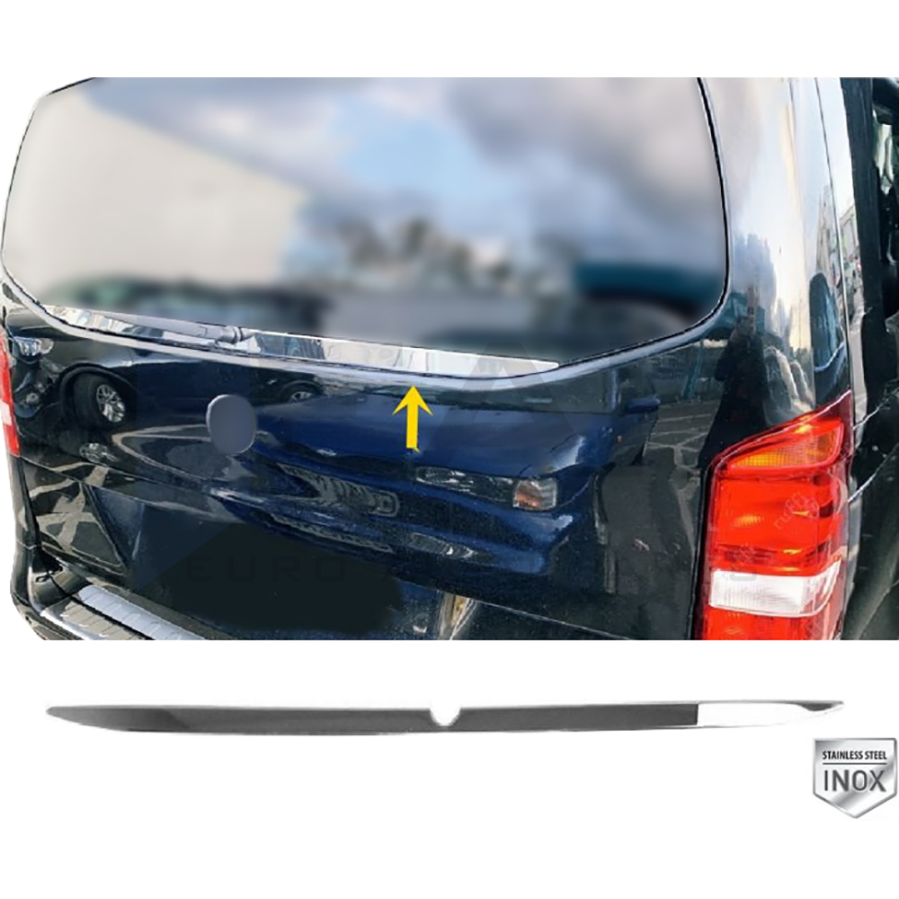 Rear Window Lower Trim - Stainless Steel