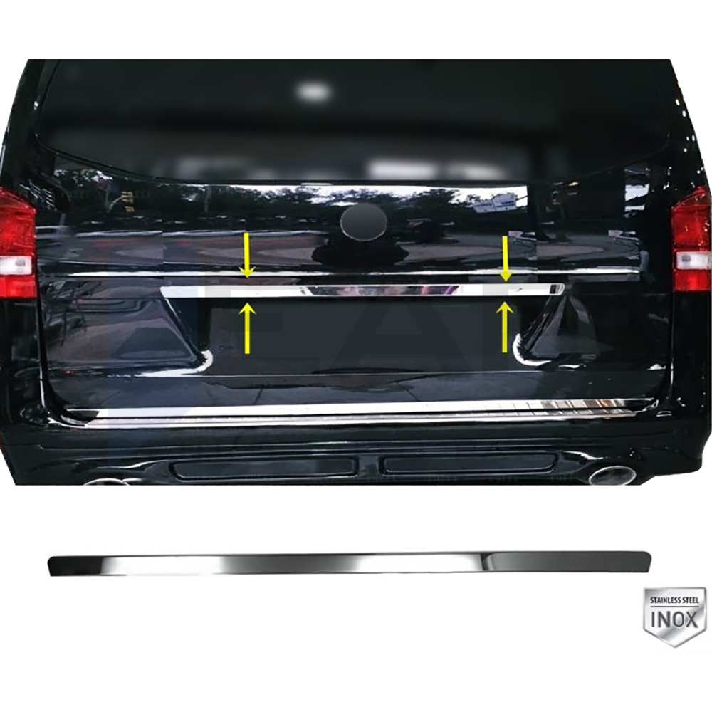 Trunk Lid Trim - Stainless Steel