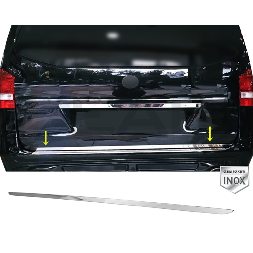 Trunk Lid Trim - Stainless Steel