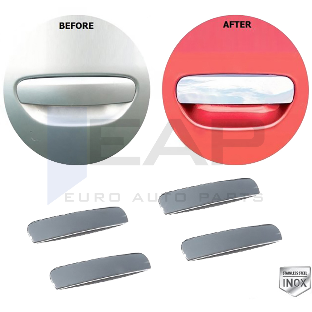 Door Handle Cover - 4 Doors - Stainless Steel