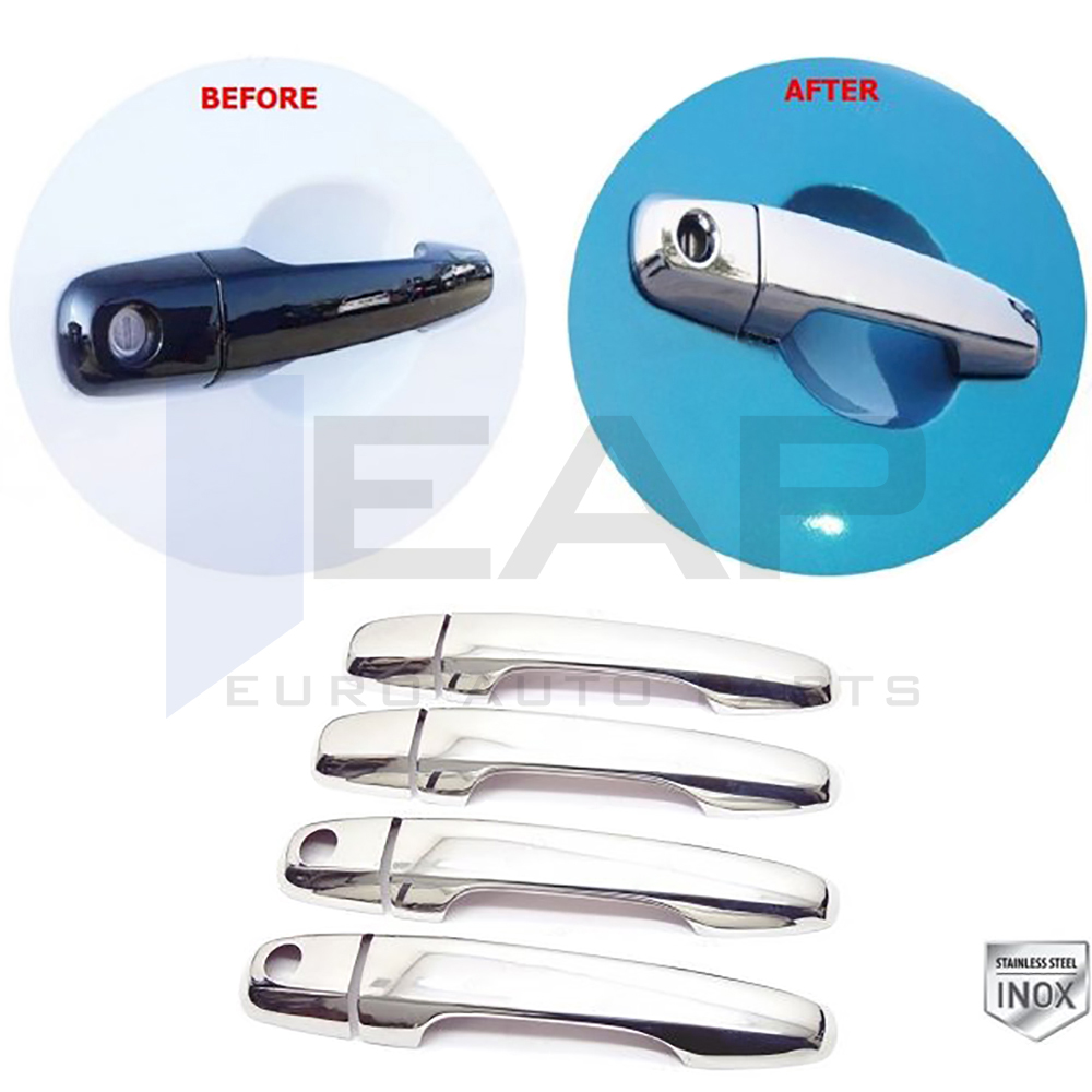 Door Handle Cover (Double Hole) - 4 Doors - Stainless Steel
