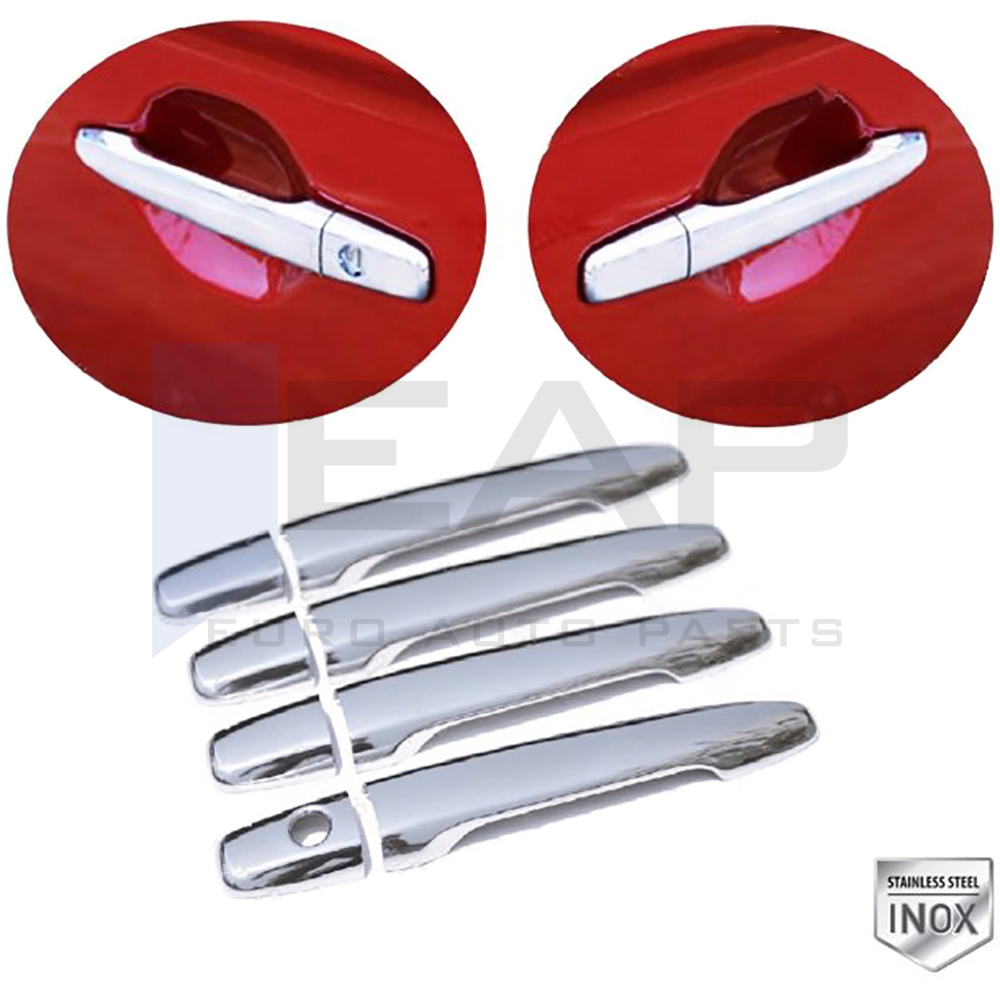 Door Handle Cover - 4 Doors - Stainless Steel