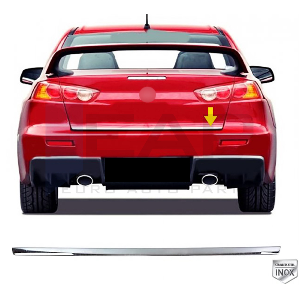 Trunk Lid Trim - Stainless Steel